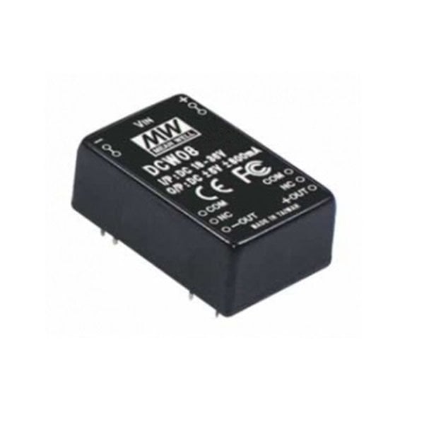 DCW08A-15 12VDC INPUT DUAL 15V OUTPUT BURENDEL 267MA CONVERTER DC-DC
