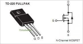 IRFIBC40GLC TO220F 600V 1,2OHM 3,5A MOSFET