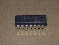 HD74LS20P 7420 DIP14  DUAL 4-INPUT NAND GATE ENTEGRE
