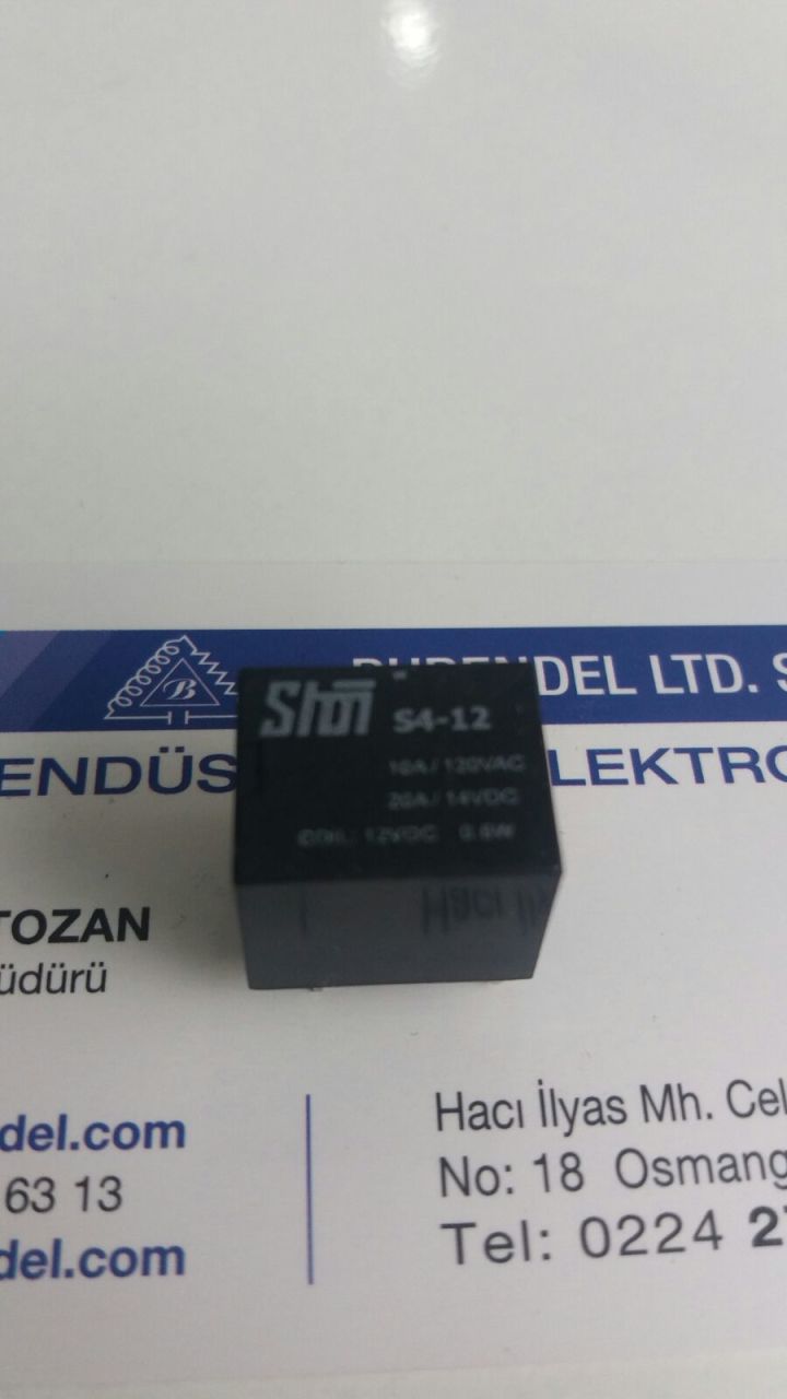 S4-12V DC RELAY ROLE OTOGAZ ROLESI