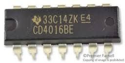 CD4016BE 4016 DIP14 CMOS QUAD-SWITCH ENTEGRE