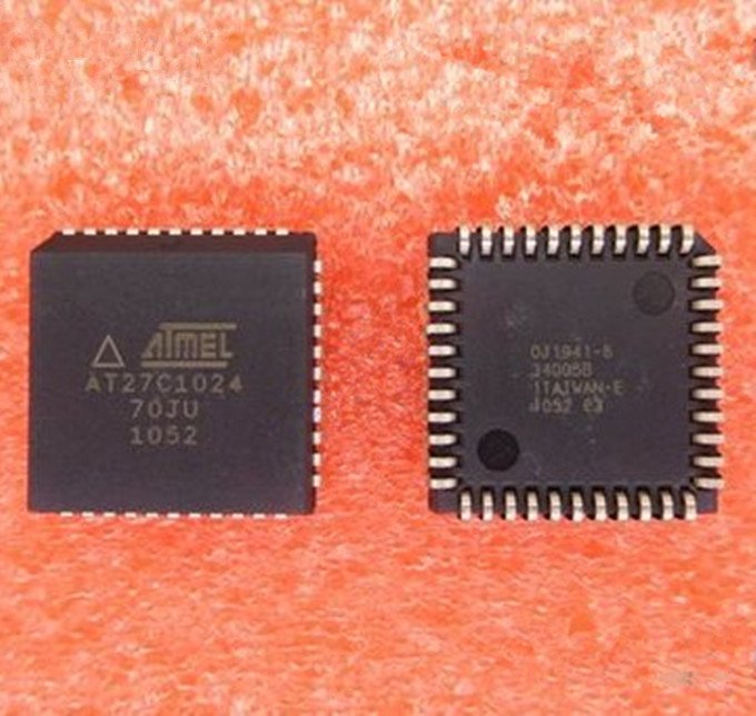 AT27C1024-70JU  1M 5V PLCC44 BURENDEL