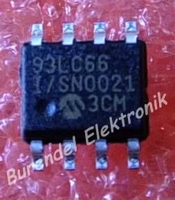 93LC66 SO8 SMD ENTEGRE
