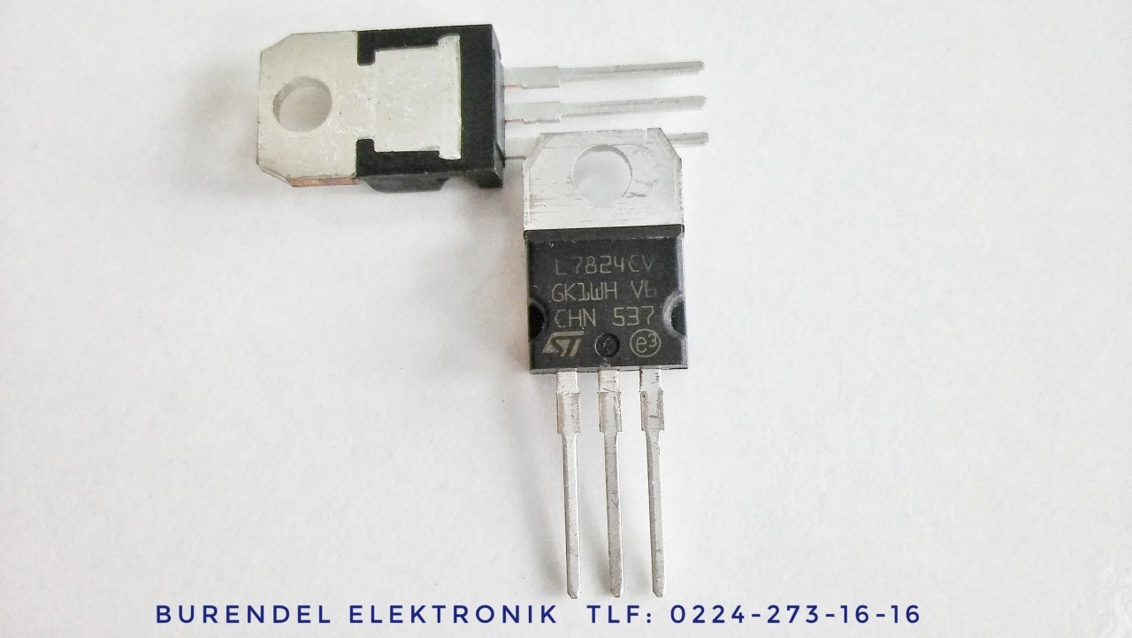 7824 VOLTAJ REGULATORU +24V TO220