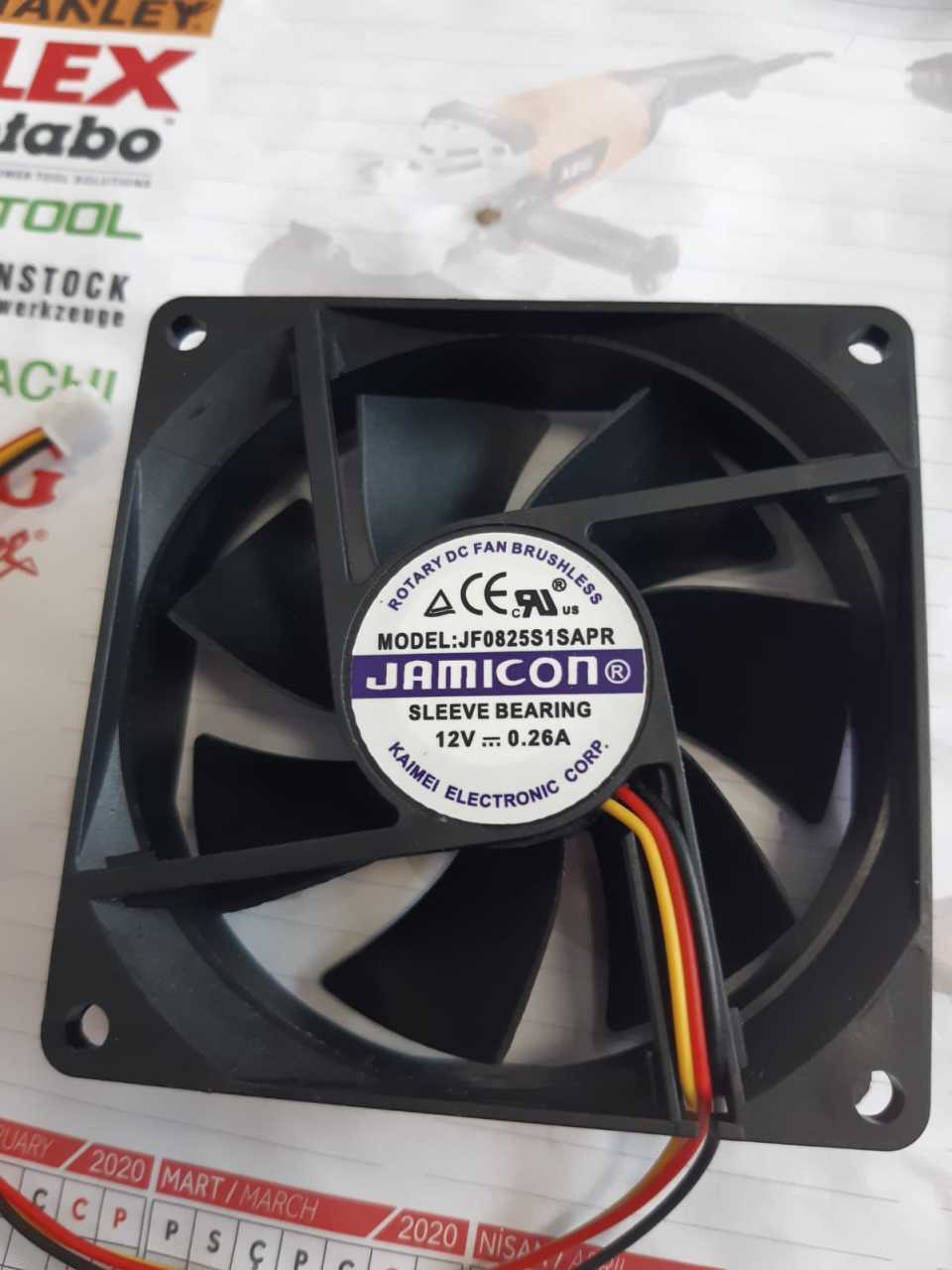 JF0825S1SAPR 80X25 JAMİCON 12V 0,26A