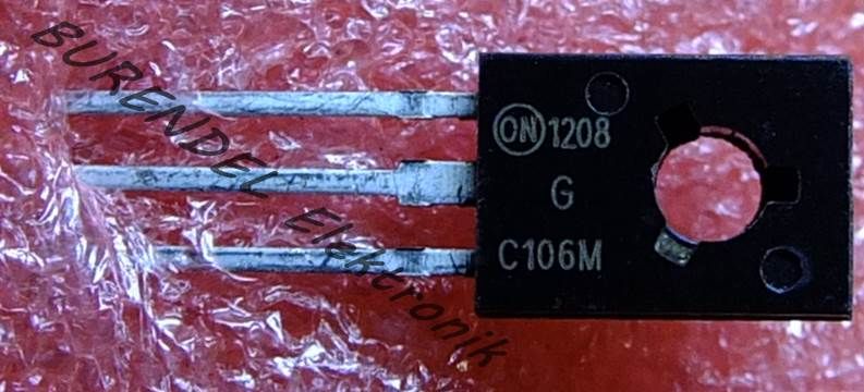 C106M TO123 4A 600V TRISTOR