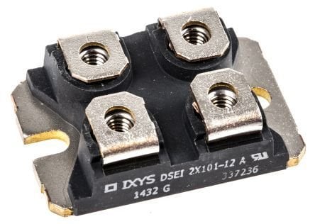 DSEI2*101-12A DIODE FRED 2x96A 1200V 40ns SOT227B IXYS DSEI2X101-12A
