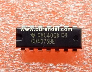 CD4075BE  ENTEGRE DIP14 TEXAS BURENDEL