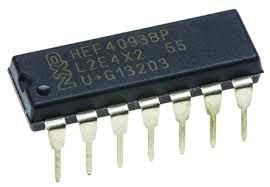 HEF4093BP DIP14 QUAD 2-INPUT NAND SCHMITT TRIGGER ENTEGRE