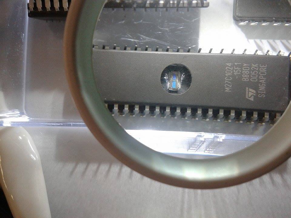 M27C1024-15F1 DIP ENTEGRE PENCERELI BURENDEL