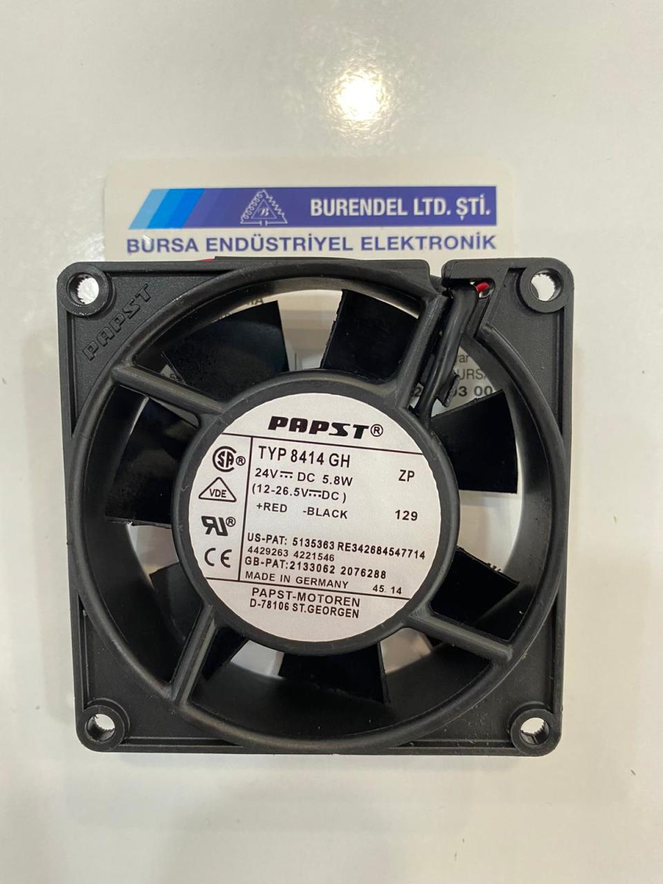 TYP8414GH PAPST FAN 24VDC 5.8W