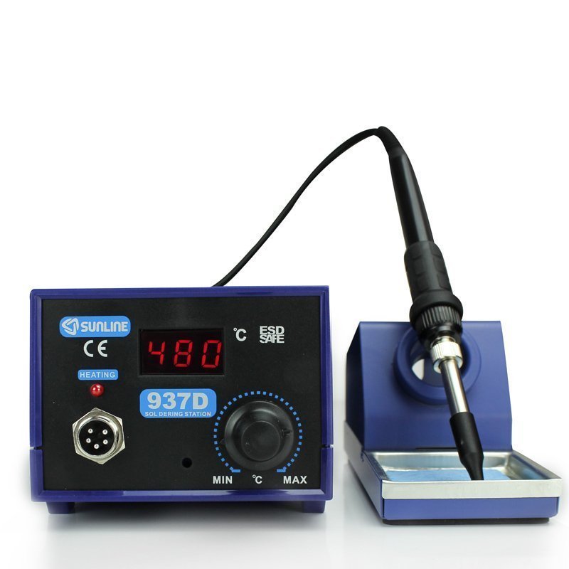 SUNLİNE 937D DİJİTAL ISI AYARLI HAVYA SETİ 75W 200° - 480°DERECE ARASI