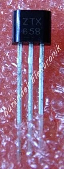ZTX658 TO92 NPN HV 400V 500MA E-LINE ZTX658