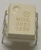MOC3051 OPTO DIP6 PHASE ISOLATOR TRIAC DRIVER