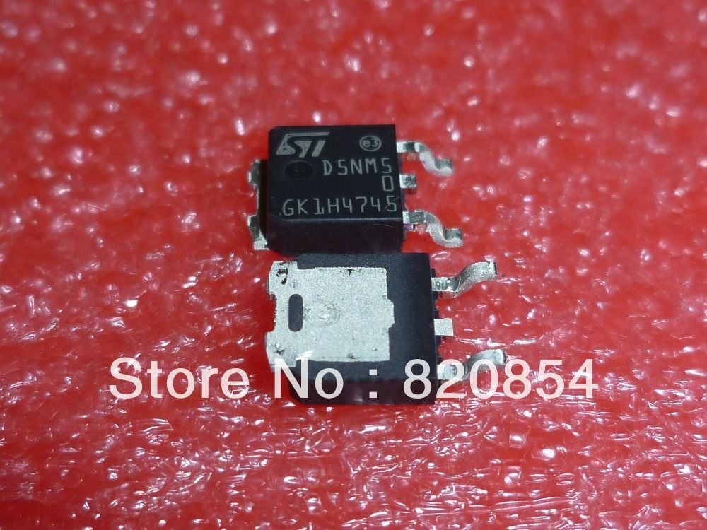 D5NM50 MOSFET TO252 DPACK BURENDEL D5NM50 STD5NM50