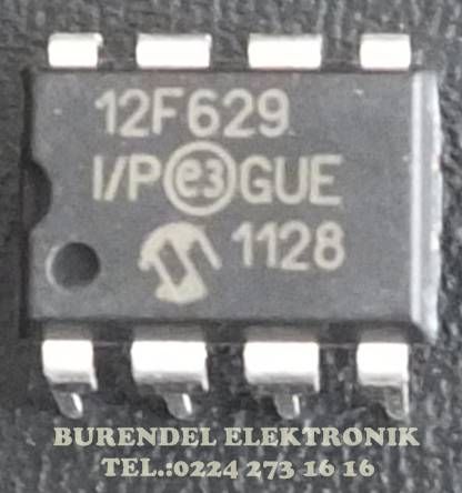 PIC12F629 ENTEGRE